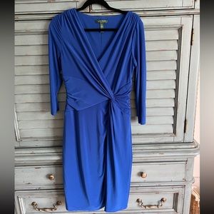 Ralph Lauren Blue Midi Dress